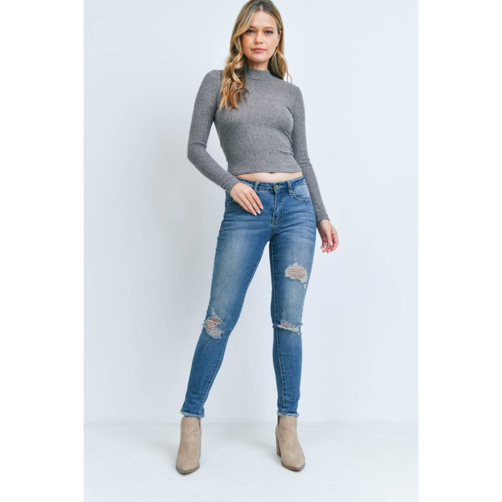 Open Tie Back Crop Top {Top Chic} - Picture 7 of 7